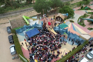 ALCALDE PEDRO GUTI&Eacute;RREZ VIDAURRE ENTREG&Oacute; REGALOS EN UN GRAN AGASAJO REALIZADO EN EL PARQUE PREHIST&Oacute;RICO DE SACABA