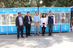 ALCALD&Iacute;A DE SACABA Y FUNDACI&Oacute;N COCA COLA IMPLEMENTAN CONTENEDORES RECICLADORES DE BOTELLAS PL&Aacute;STICAS EN EL DISTRITO 1