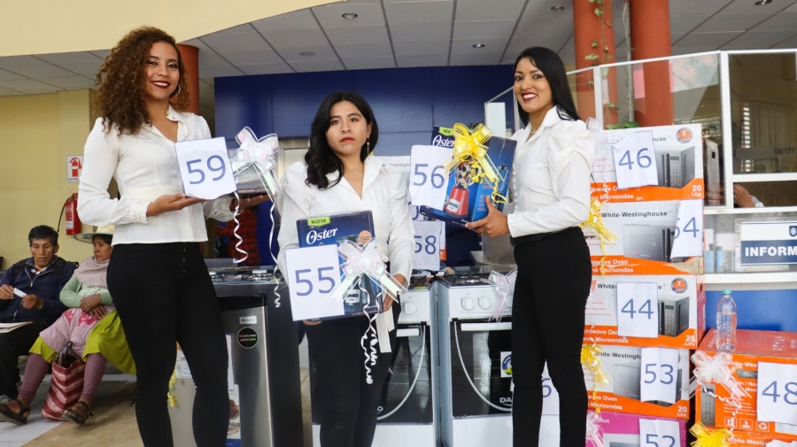 SE REALIZ&Oacute; EL &ldquo;GRAN SORTEO AL BUEN CONTRIBUYENTE&rdquo; EN SACABA CON 60 GRANDES PREMIOS ENTRE ELECTRODOM&Eacute;STICOS Y MOTOCICLETAS