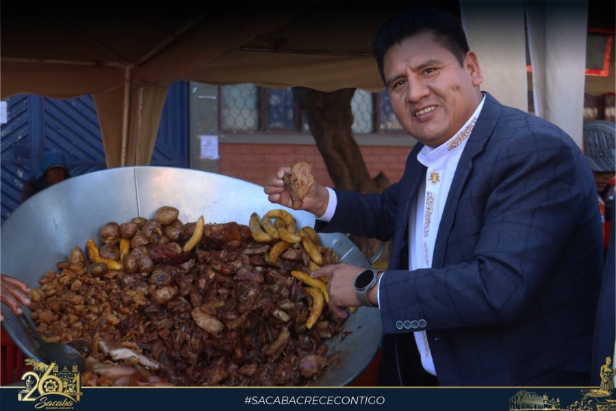 LA FIESTA DEL SABOR: SACABA DELEIT&Oacute; CON LA XXXVI FERIA DEL CHICHARR&Oacute;N, LA M&Aacute;S GRANDE DEL DEPARTAMENTO Y UNA DE LAS M&Aacute;S IMPORTANTES DE BOLIVIA