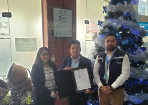 SACABA RECIBE LA CERTIFICACI&Oacute;N DE CALIDAD ISO 9001:2015 POR PARTE DE IBNORCA POR LA MEJORA EN LOS SERVICIOS DE RECAUDACI&Oacute;N DE TRIBUTOS