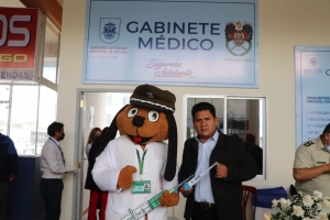 ALCALDE PEDRO GUTI&Eacute;RREZ ENTREGA GABINETE M&Eacute;DICO PARA TRAMITAR LICENCIAS DE CONDUCIR EN LA TERMINAL DE BUSES DE SACABA