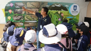 ESTUDIANTES DE PRIMARIA APRENDIERON SOBRE EL CUIDADO DEL AGUA Y DEL MEDIO AMBIENTE EN EL AULA DE CAPACITACI&Oacute;N AMBIENTAL DEL PARQUE PREHIST&Oacute;RICO DE SACABA