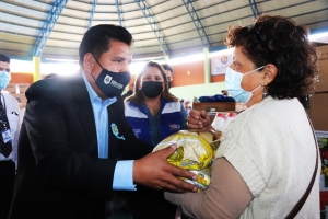 ENTREGAN ALIMENTOS DEL SUBSIDO A CENTROS DE ACOGIDA Y ALBERGUES DE SACABA