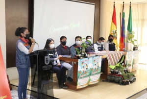 LA &ldquo;CAMPA&Ntilde;A VERDE&rdquo; BUSCA QUE BACHILLERES DE SACABA RECICLEN ENVASES DEL DESAYUNO ESCOLAR PARA SEMBRAR PLANTINES