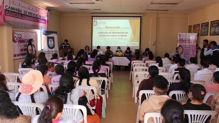 SACABA LANZA LA CAMPA&Ntilde;A MASIVA DE PREVENCI&Oacute;N DE C&Aacute;NCER CERVICOUTERINO "MUJER REG&Aacute;LATE TIEMPO, REG&Aacute;LATE VIDA"