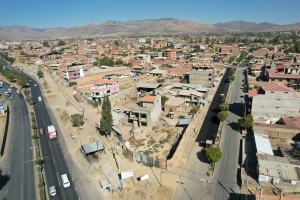 AVANZA EL ASFALTADO DE PRIMER TRAMO DE LA AVENIDA CIRCUNVALACI&Oacute;N SUD DE SACABA EN LA OTB ORONCOTA