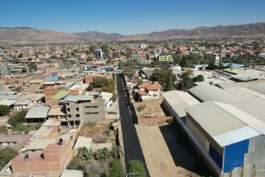 AVANZAN TRABAJOS DE ASFALTADO DE V&Iacute;AS PRINCIPALES EN LA OTB MIRAFLORES NORTE DEL DISTRITO 1 DE SACABA