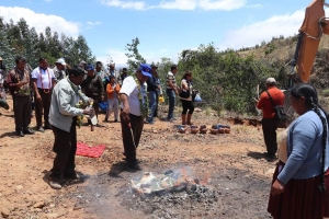 INICIAN CONSTRUCCI&Oacute;N DE REPRESA ALISO MAYU EN UCUCHI