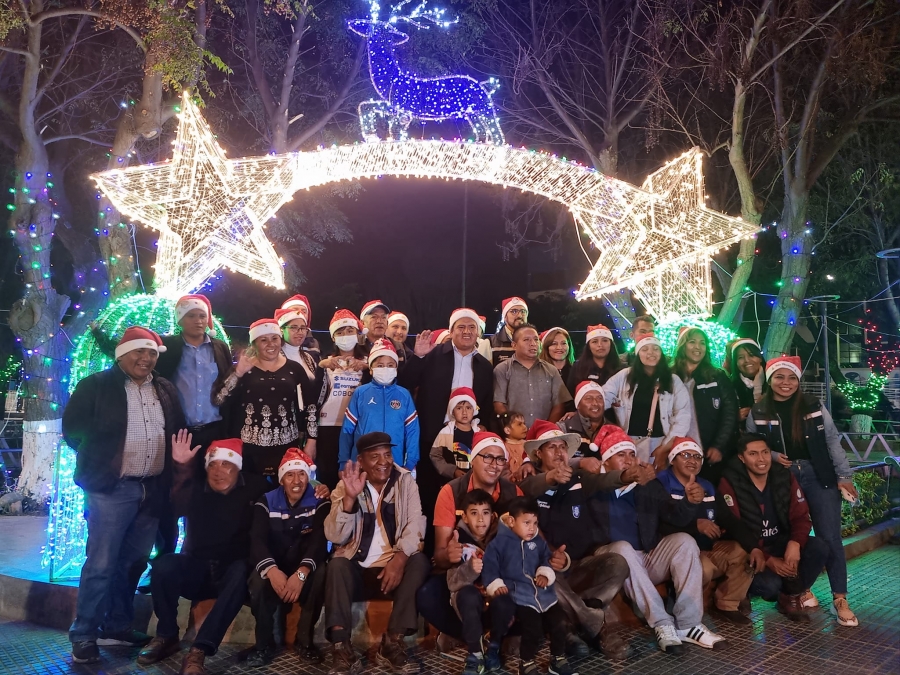 SACABA VIVE LA NAVIDAD CON EL ENCENDIDO DE AL MENOS 3 MILLONES DE LUCES Y DECORACIONES ECOL&Oacute;GICAS