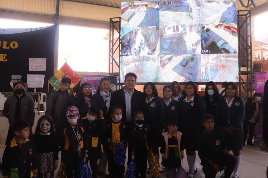 SACABA CUENTA CON UN MODERNO SISTEMA DE VIDEOVIGILANCIA EN LAS UNIDADES EDUCATIVAS