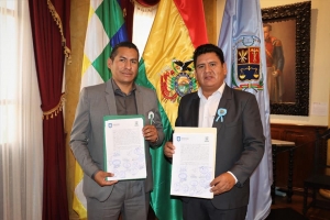 SACABA Y TIQUIPAYA FIRMAN ACTA DE DELIMITACI&Oacute;N TERRITORIAL TOTAL Y DEFINITIVA POR CONCILIACI&Oacute;N PARA CONSOLIDAR SUS L&Iacute;MITES