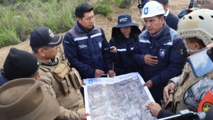 ALCALDE PEDRO GUTI&Eacute;RREZ ANUNCIA GESTIONES PARA CONSTRUIR UNA REPRESA EN MESAPATA, TRABAJOS DE ENCAUCE AVANZAN EN LA ZONA AFECTADA POR LA MAZAMORRA