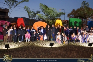 ALCALDE PEDRO GUTI&Eacute;RREZ ENTREG&Oacute; LOS TRABAJOS DE MEJORAMIENTO DE &Aacute;REAS VERDES EN LA AVENIDA VILLAZ&Oacute;N Y ROTONDA HUAYLLANI EN EL DISTRITO 4 DE SACABA