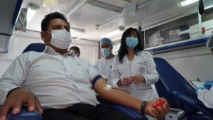 ALCALDE DE SACABA PEDRO GUTI&Eacute;RREZ Y SERVIDORES P&Uacute;BLICOS DEL GAMS PARTICIPARON DE CAMPA&Ntilde;A DE DONACI&Oacute;N DE SANGRE