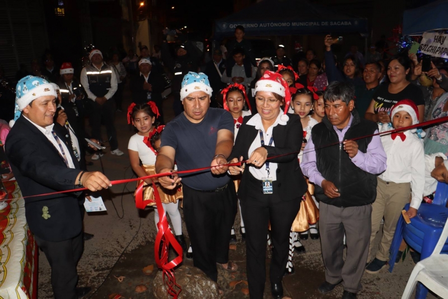 SE INAUGUR&Oacute; LA FERIA NAVIDE&Ntilde;A 2025 EN SACABA