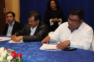 FIRMAN CONVENIO DE FINANCIAMIENTO PARA REDES PRIMARIAS DE AGUA