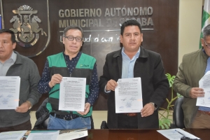 EL GAMS Y EL FNDR FIRMARON UN CONVENIO PARA EL FINANCIAMIENTO DE MAQUINARIA PARA LA MEJORA DE CALLES Y EL ALUMBRADO P&Uacute;BLICO DE SACABA