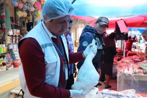INTENDENCIA REALIZA CONTROLES A LA VENTA DE CARNE PORCINA