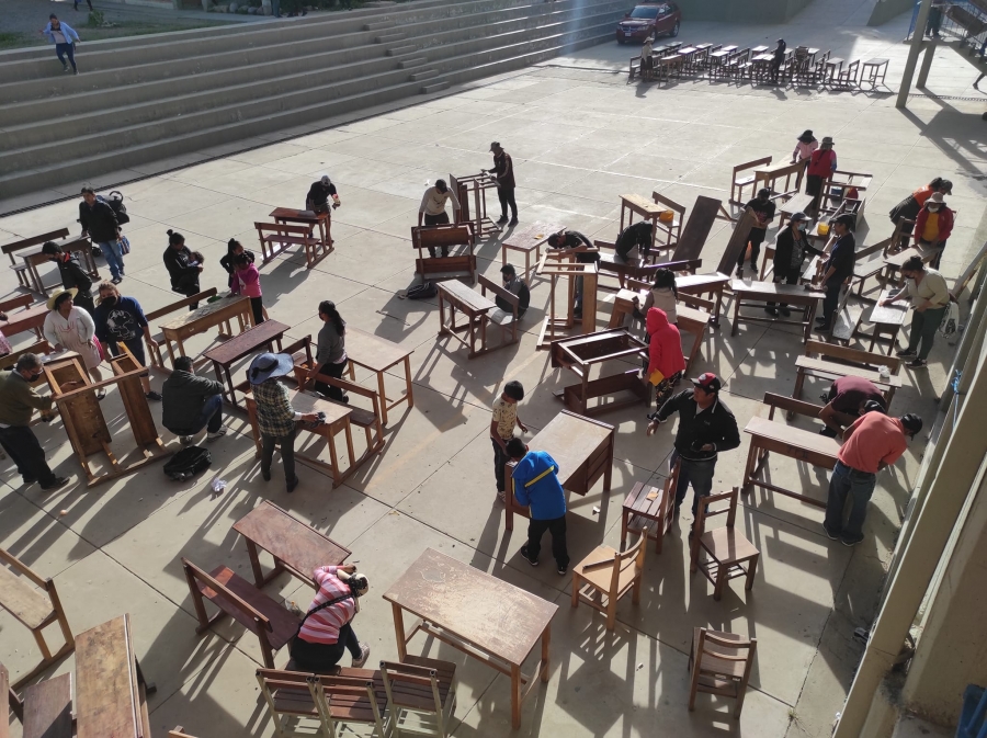 GRAN CAMPA&Ntilde;A DE LIMPIEZA Y PREVENCI&Oacute;N SANITARIA LLEG&Oacute; A 122 UNIDADES EDUCATIVAS DE SACABA EN BENEFICIO DE M&Aacute;S DE 49.000 ESTUDIANTES