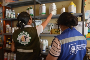 ALCALD&Iacute;A Y SENASAG REALIZAN CONTROLES A CENTROS AGROPECUARIOS