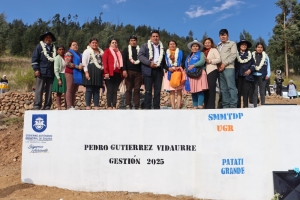 ALCALDE PEDRO GUTI&Eacute;RREZ ENTREG&Oacute; UN TANQUE CON CAPACIDAD DE 30 MIL LITROS DE AGUA EN BENEFICIO DE M&Aacute;S DE 250 VECINOS DE PATATI GRANDE