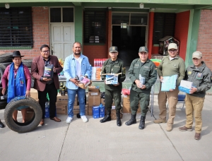 ALCALD&Iacute;A DE SACABA ENTREG&Oacute; EQUIPAMIENTO E INSUMOS AL COMANDO REGIONAL DE LA POLIC&Iacute;A