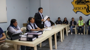 ALCALDE PEDRO GUTI&Eacute;RREZ PIDE A DIRIGENTES DEPONER INTERESES POL&Iacute;TICOS Y LEVANTAR EL BLOQUEO DE CAMINOS EN SACABA