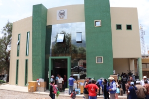 SACABA INAUGUR&Oacute; MODERNO M&Oacute;DULO POLICIAL EN DISTRITO 2 QUINTANILLA