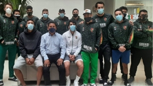 SACABA Y ENTEL BRINDAN APOYO A LA SELCCI&Oacute;N DE BALONCESTO