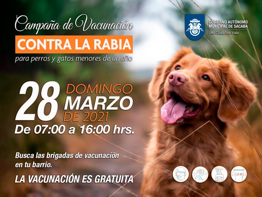 CAMPA&Ntilde;A DE VACUNACI&Oacute;N ANTE CASOS DE RABIA