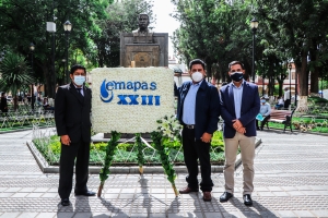 EMAPAS CELEBRA 23 A&Ntilde;OS CON EL DESAFIO DE ENTREGAR AGUA DE MISICUNI A SACABA ESTE 2022