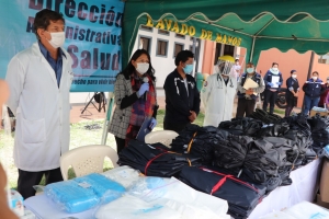 ENTREGAN INSUMOS M&Eacute;DICOS DE BIOSEGURIDAD AL PERSONAL DEL HOSPITAL M&Eacute;XICO