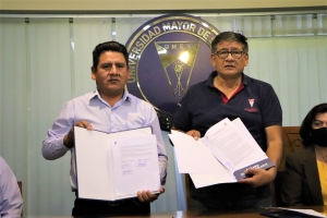 ALCALD&Iacute;A DE SACABA Y LA UMSS FIRMAN UN CONVENIO DE COOPERACI&Oacute;N PARA FORTALECER LA ATENCI&Oacute;N DE ENDODONCIA Y ODONTOPEDIATR&Iacute;A EN EL HOSPITAL SOLOMON KLEIN