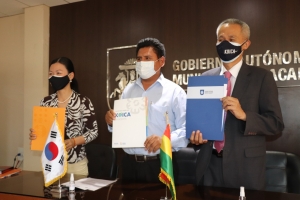 GOBIERNO MUNICIPAL DE SACABA, KOICA Y UNFPA PRESENTARON PROYECTO PARA PREVENIR EMBARAZOS Y VIOLENCIA EN ADOLESCENTES