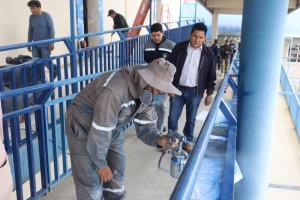 JORNADA DE TRABAJO COMUNITARIO ULTIMA LOS DETALLES PARA EL RETORNO A LAS LABORES EDUCATIVAS EN SACABA